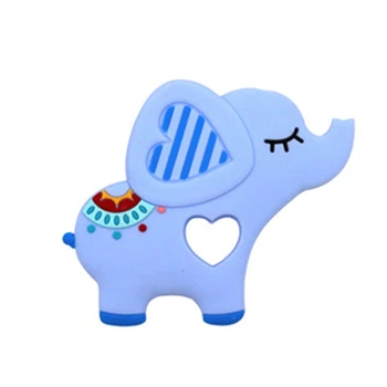 

2Pcs Silicone Teether Toys Necklace Accessories Infant Chew Toys Panda Raccoon Liquid Ice Cream DIY Baby Teething