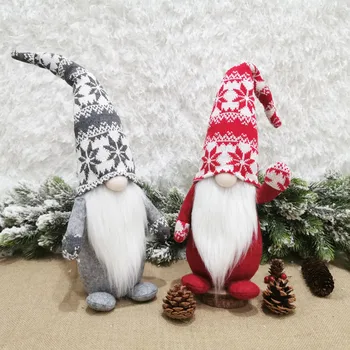 

2020 Christmas Decoration Forest Elf Santa Claus European and American Style Faceless Doll Christmas Decoration