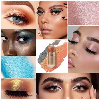 

Long Lasting Waterproof Non-blooming Pearlescent Sequin Capsule EyeShadow Easy To Color Multi-Colors Eye Makeup Cosmetics TSLM2