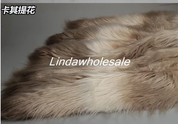 

Imitation fox fur Wedding rug, photographic background material,fabric for patchwork,faux fur fabric,160cm*50cm/pcs