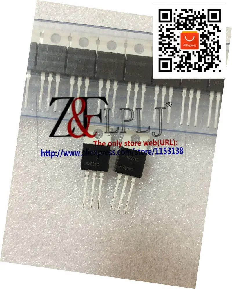Регулятор напряжения LM7824CT LM7824C LM 7824CT LM7824 TO-220 3-контактный 1A новый оригинальный 20