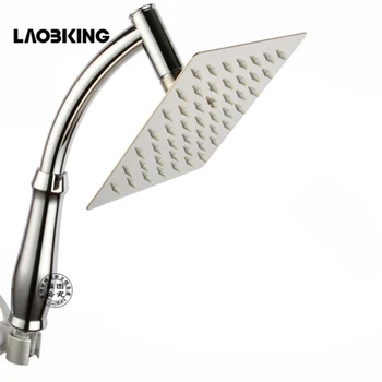 

4"/6"/8" Luxury Stainless Steel Ultra-Thin Large Rainfall Shower Head Bathroom Showerhead High Pressure Hand Held Shower head