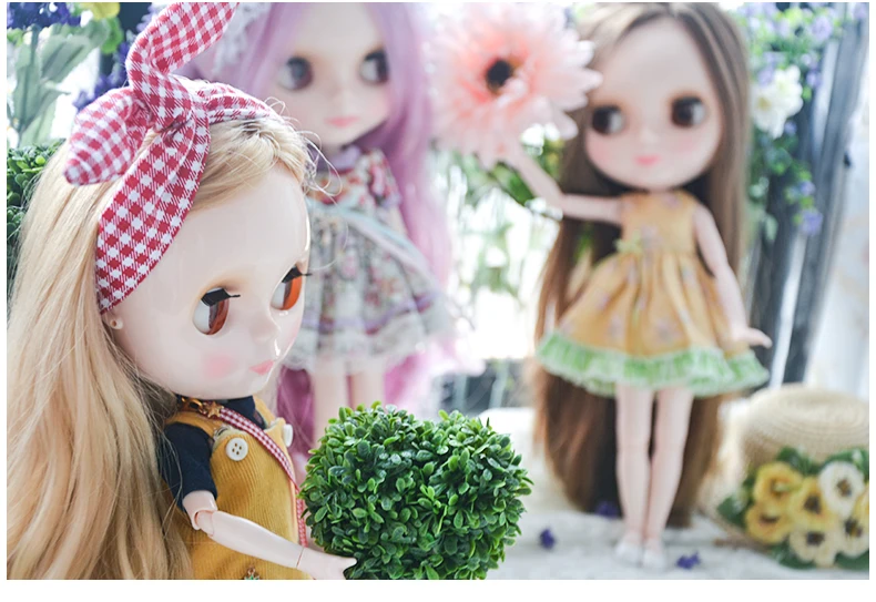 Blyth BJD кукла, Blyth кукольные Обнаженная индивидуальные матовое куклы может быть изменен макияж и платье, 12 дюймов мяч шарнирные 07