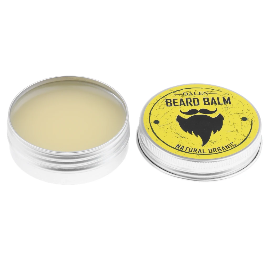 30g Men Beard Wax For Styling Beeswax Moisturizing Smoothing Gentlemen Beard Care Hair Loss Products