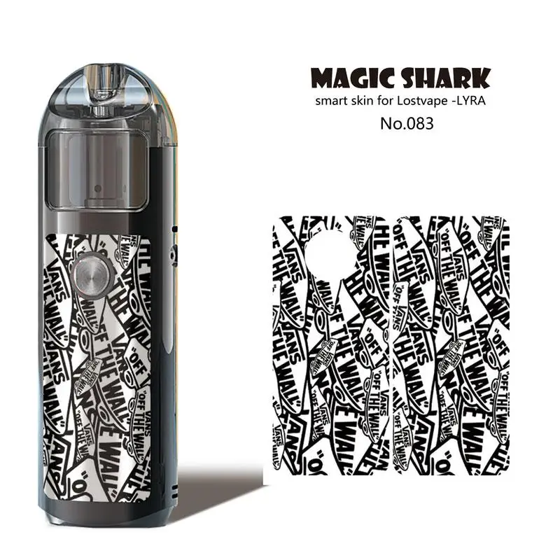 Волшебная Акула Звездные войны Железный Человек Тигр Venum Flash man Vape стикер чехол Чехол для Lostvape LYRA пленка кожа для Lostvape LYRA - Цвет: 083