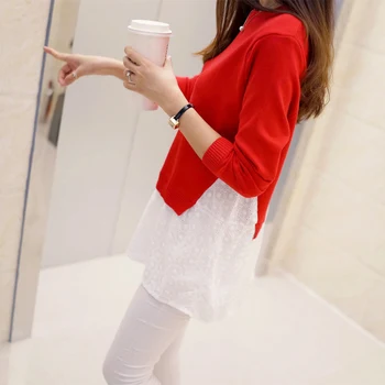 

Handmade Knit Wool Sweater Women Long Solid Plus Size Pullovers Thin Causal Short Ladies Cashmere Ribbed Sweater Retro KK60MY