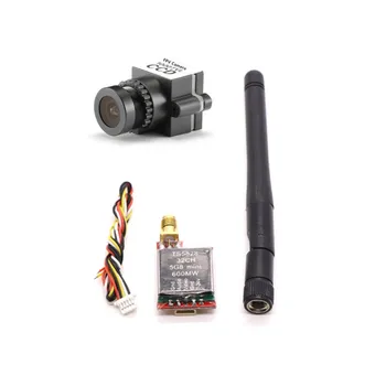 

1000TVL 1/3 CCD 110 Degree 2.8mm Lens Mini FPV Camera NTSC PAL TS5828 Micro 5.8G 600mW 48CH Transmitter For RC FPV Racing Drone