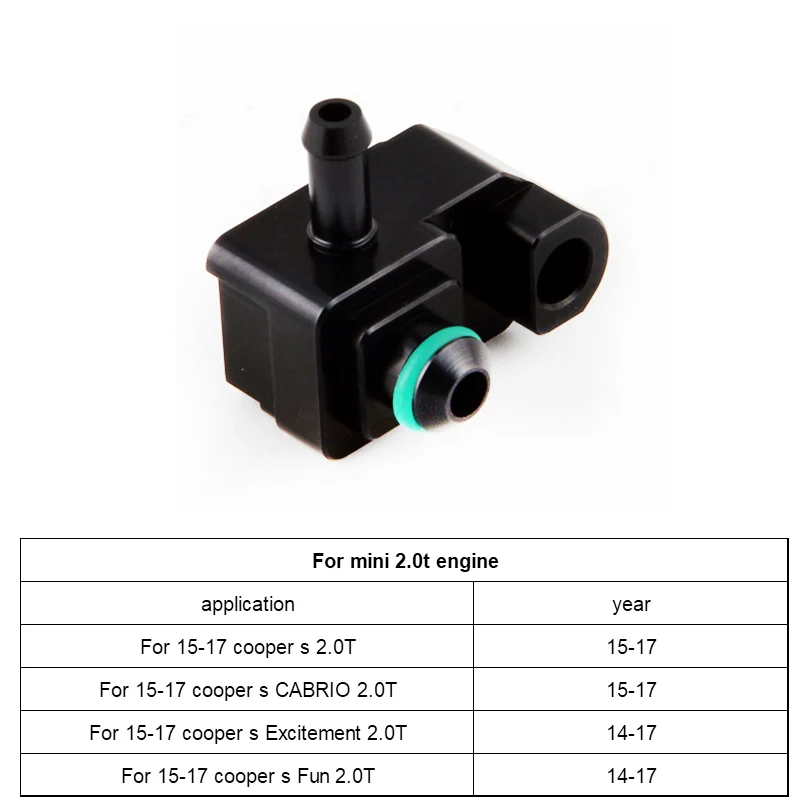 Автоматический алюминиевый адаптер датчика повышения для bmw mini 2,0 T B48A20A манометр двигателя предохранительный клапан