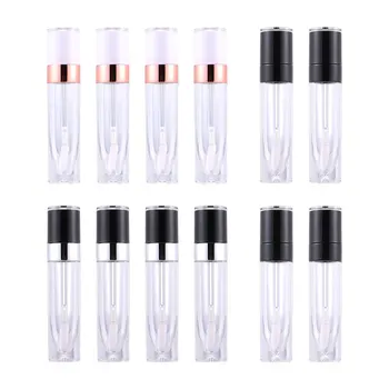 

12pcs Round Lip Enamel Lip Gloss Tube Portable Lip Gloss Containers for Woman
