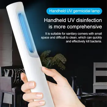 

Mobile Handheld Disinfection Lamp UV Disinfection Lamp Safe Efficiency Up To 99% No Pollution