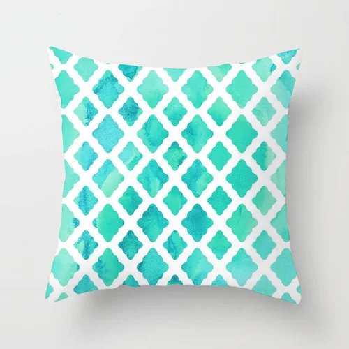 Marble simple abstract geometry pillow pillow short plush pillowcase customization christmas cushions Cushions