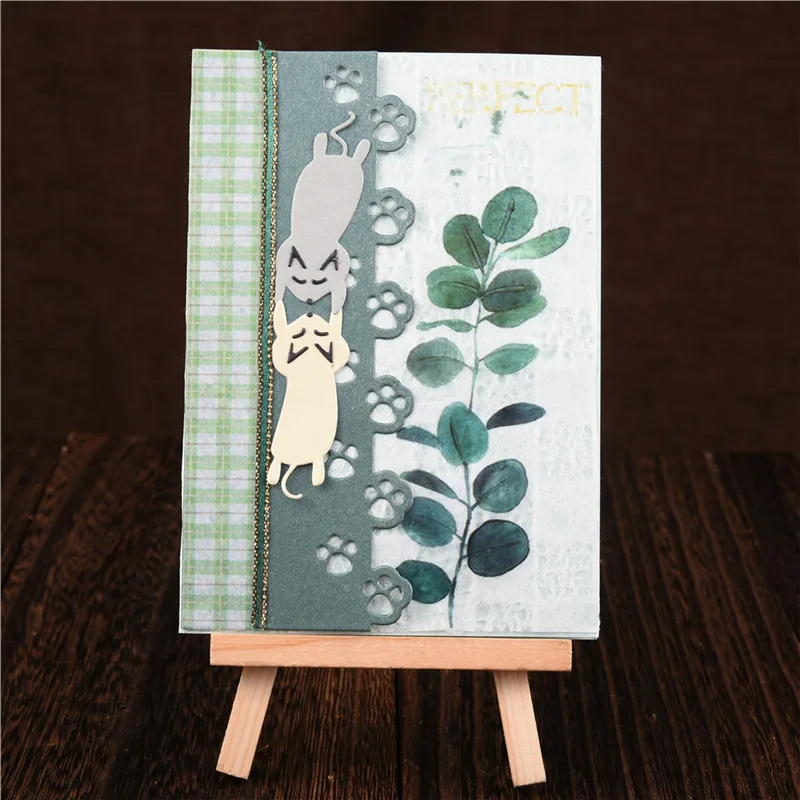 

InLoveArts Dog Footprint Border Metal Cutting Dies Scrapbooking New 2020 Craft Dies Embossing Stencil Card Making Decoration