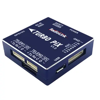 

Radiolink TURBO PIX V1.0 Module PPM SBUS Flight Controller Supporting 8-channels output for RC Drone Helicopter Model Toy
