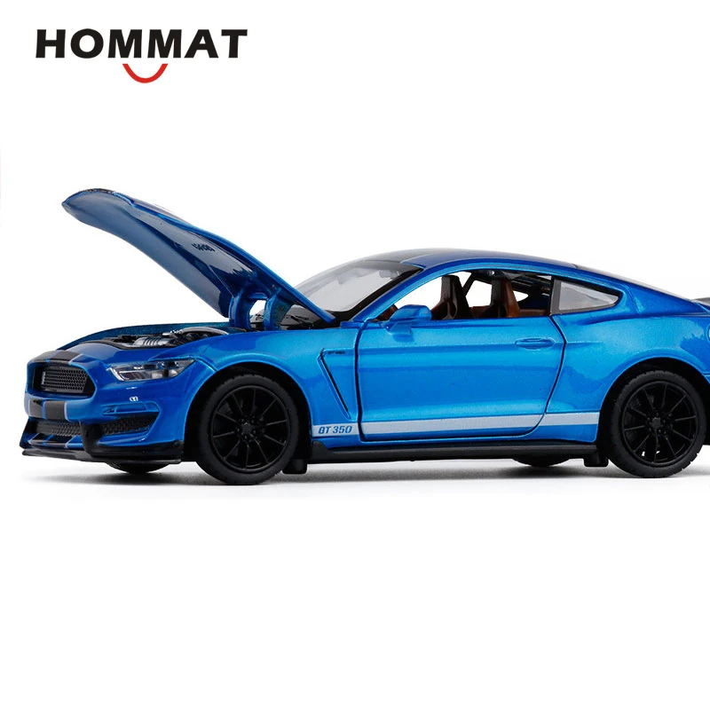 1/32 Ford Mustang Shelby GT350 Model Car Alloy Diecast Toy Vehicle Kid Gift Blue 