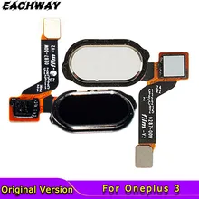 Original para Oneplus 3 botón de inicio Sensor de huella dactilar FPC Cable Flex de devolución de cinta Oneplus tres 3 A3000 3T Sensor Flex