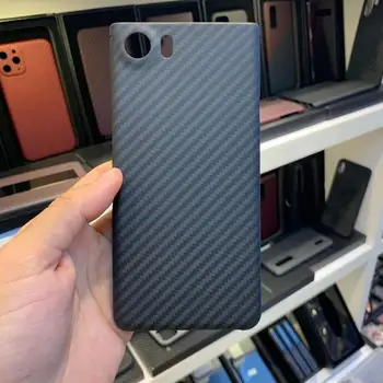 

Luxury brand thin light kevlar Carbon fiber case For blackberry key one two 1 2 phone bumper shell