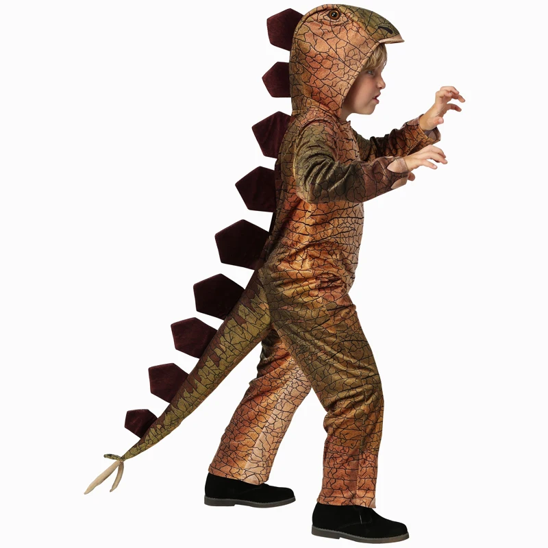 

Spiny Stegosaurus Child Costume Cosplay Halloween Costume For Kids Carnival Performance Party Suit Dress Up