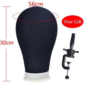 

Canvas Block Manikin Mannequin Head Model For Hair Extension Toupee Lace Display Wig Torso Wig Stands