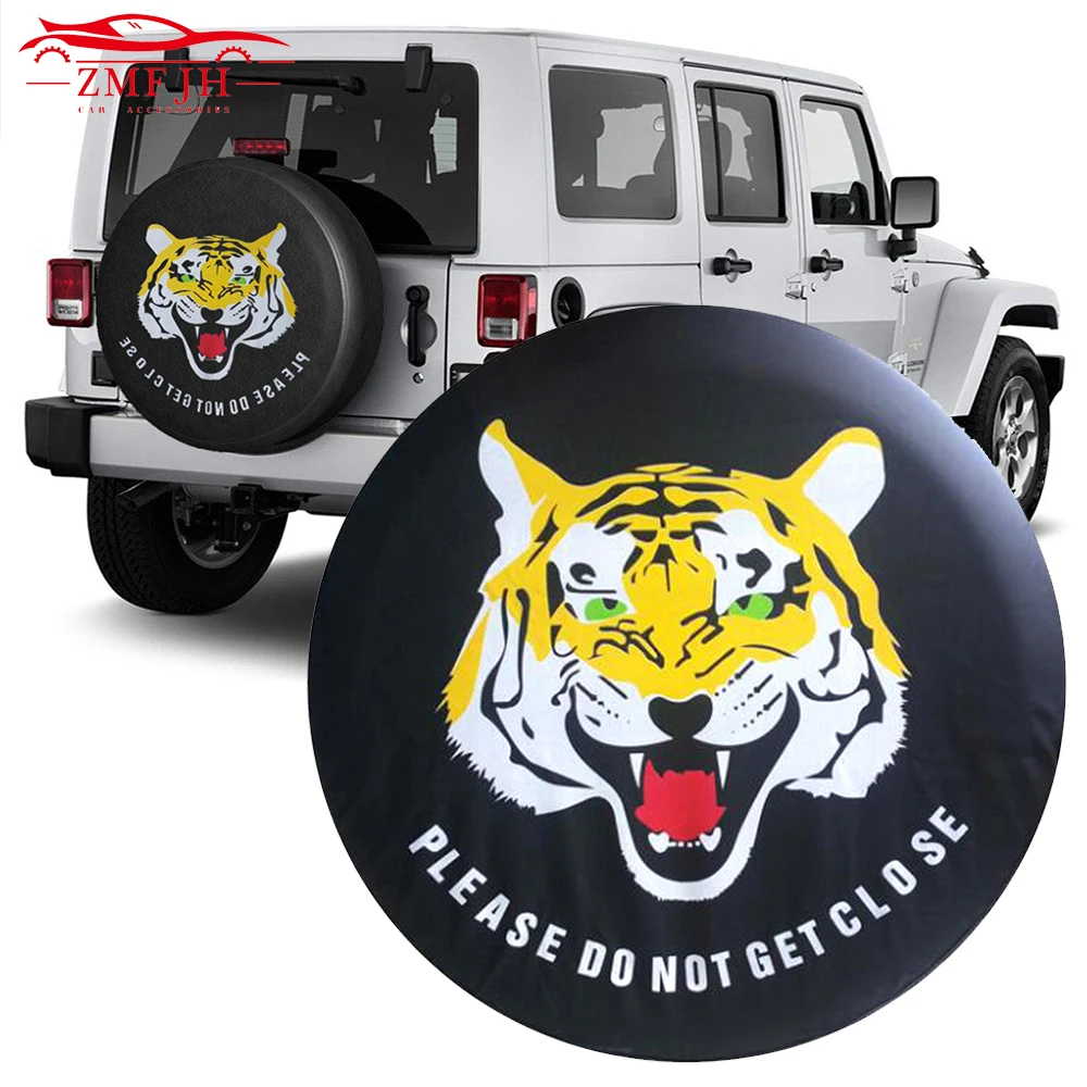 

14" 15" 16" 17" Inch PVC Leather Spare Tire Cover Case Protector Bag Pouch For Ford Hummer H3 H2 H1 Suzuki Jimny Grand Vitara