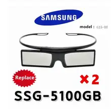 2X Замена активных 3D очков SSG-5100GB TDG-BT500a/400 для samsung sony KD-55X8505C 3D ТВ и проектор epson