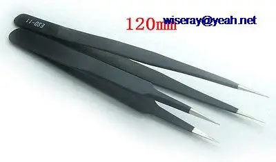 DHL/EMS 100 шт немагнитные пинцеты из нержавеющей стали для IC SMD SMT ювелирные кусачки Tools-A7