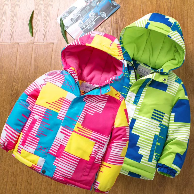 Kids Ski Suit children skiing suit Children Windproof Waterproof Warm Fleece Snow Suit Girls Boys Winter Skiing And Snowboarding Jacket Pants Ski Set