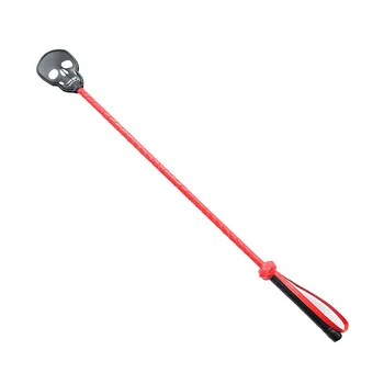 Leather Bondage Ratton Whips SM Flogger Fetish Prop Sex Spanking Paddle Riding Crop BDSM Slave Knout Flirting Sex Toys For Women 6