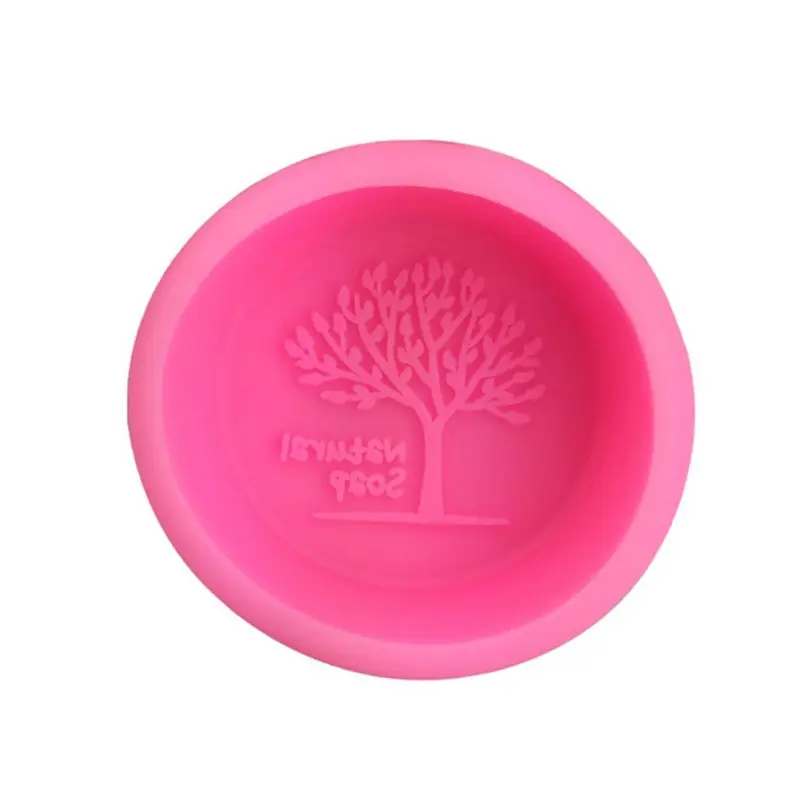

3D Natural Tree Silicone Mold DIY Soap Clay Candle Making Cake Fondant Baking for kitchen accessories