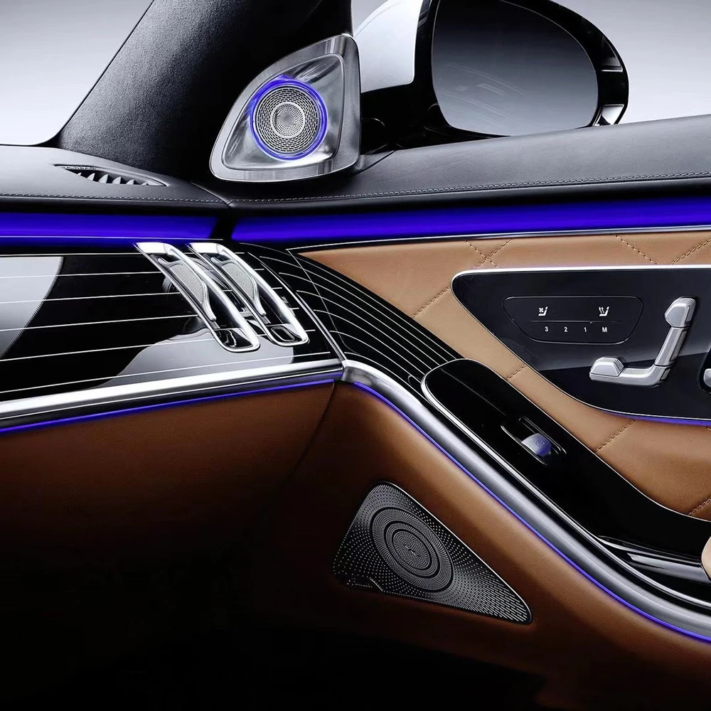 メルセデスベンツsクラスw223 21用回転ツイーター スピーカー アンビエントライト Led ネオンムードライト 64色 Aliexpress Automobiles Motorcycles