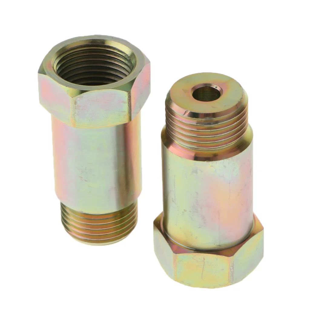 Пара шестиугольник M18x1.5mm 45 мм O2 кислородный датчик Bung удлинитель прокладка адаптер
