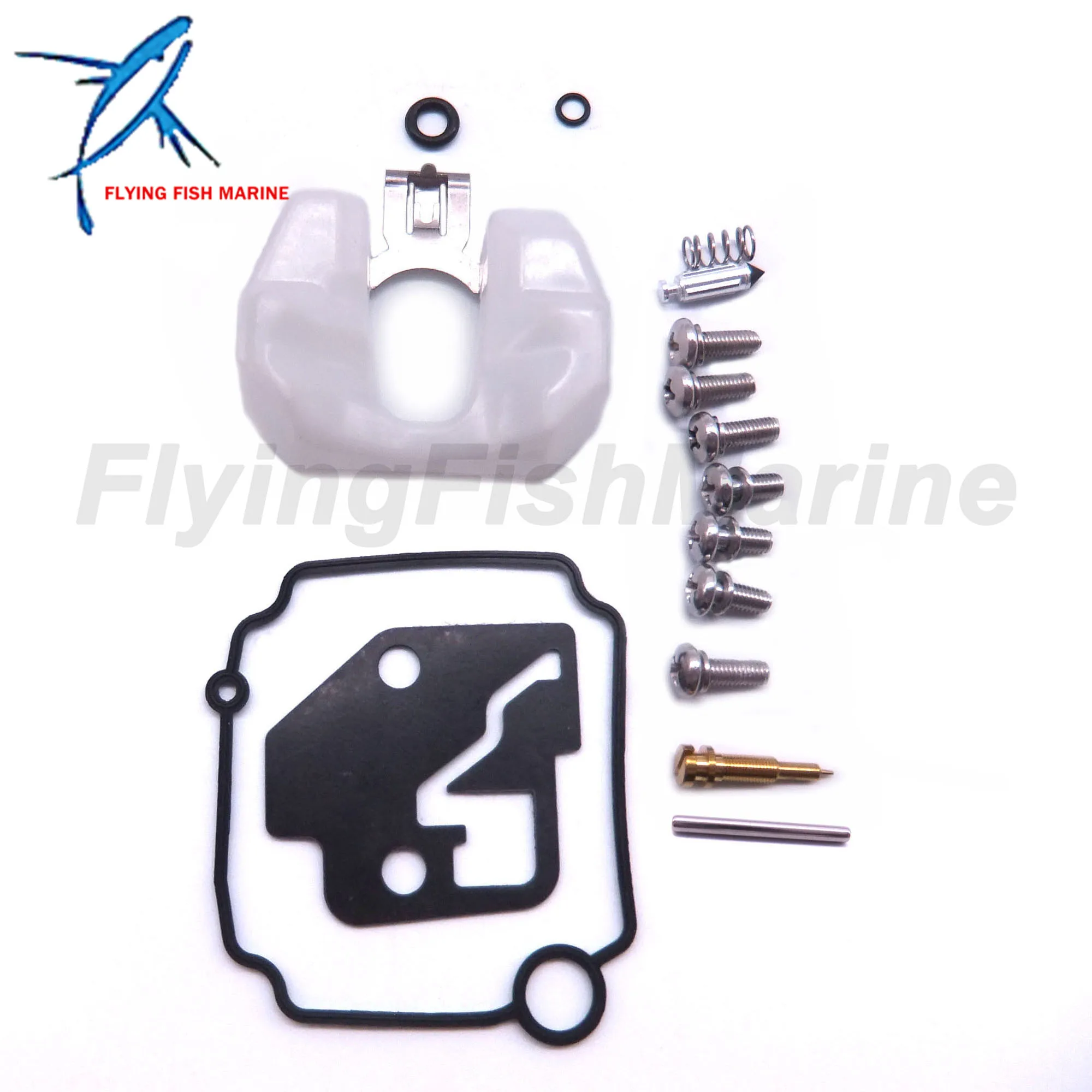 Outboard Engine 5041396 Carburetor Repair Kit for Evinrude Johnson OMC Boat Motor 9.8HP