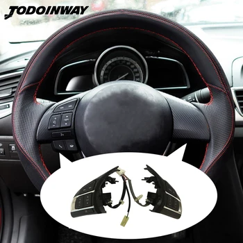 

For Mazda 3 Atenza Axela Cx5 Cx-4 Cx-5 Cruise Speed Control Switch On Steering Wheel Volume Vehicle Condition Inquiry Button