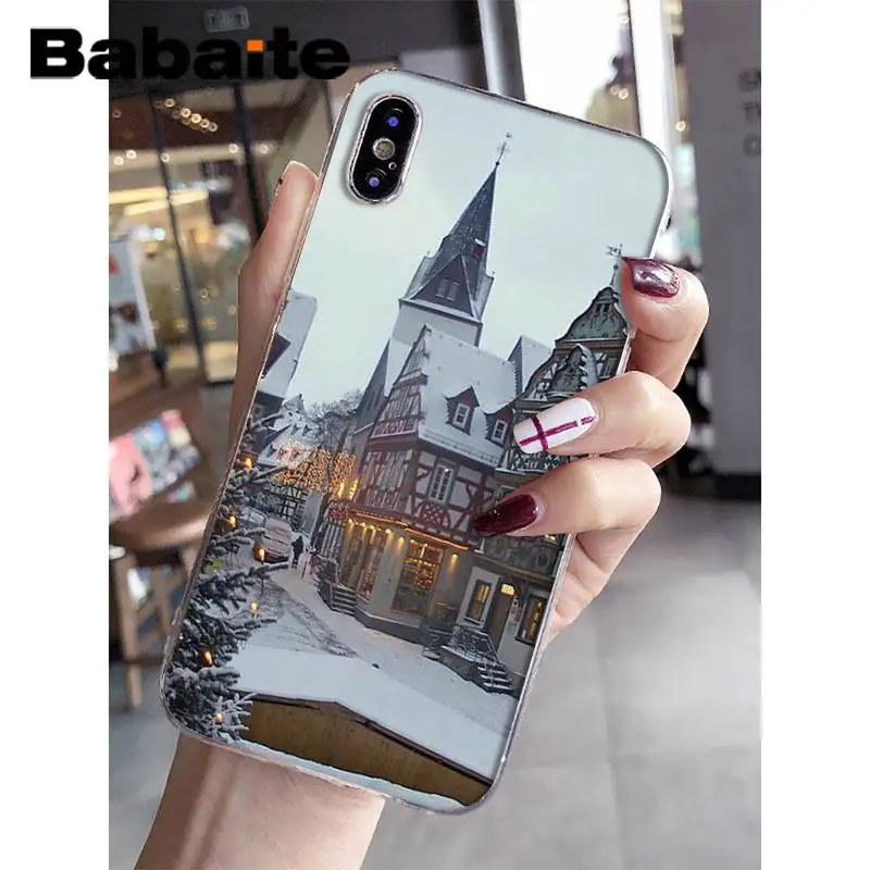 Babaite красивый travek зимний восходящий узор чехол для телефона для iPhone 8 7 6 6S Plus X XS MAX 5 5S SE XR 11 11pro 11promax