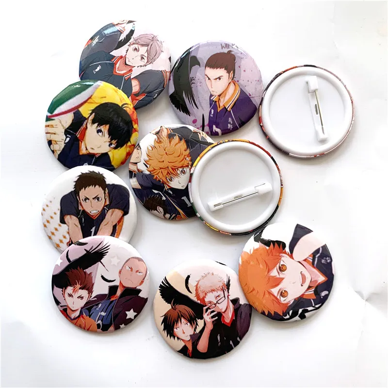 Bottons anime - Haikyuu vários modelos 4,5cm