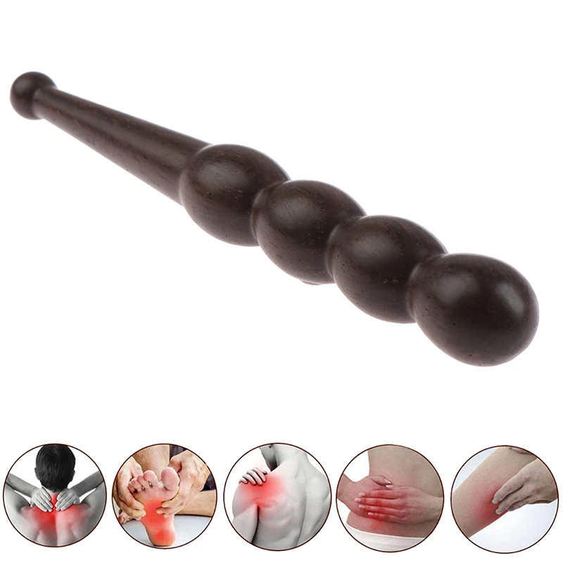 

1PC Long Wood Stick Wooden Tools Acupoint Massage Spa Foot Hand Reflexology Body Hand Wood Massage Tools