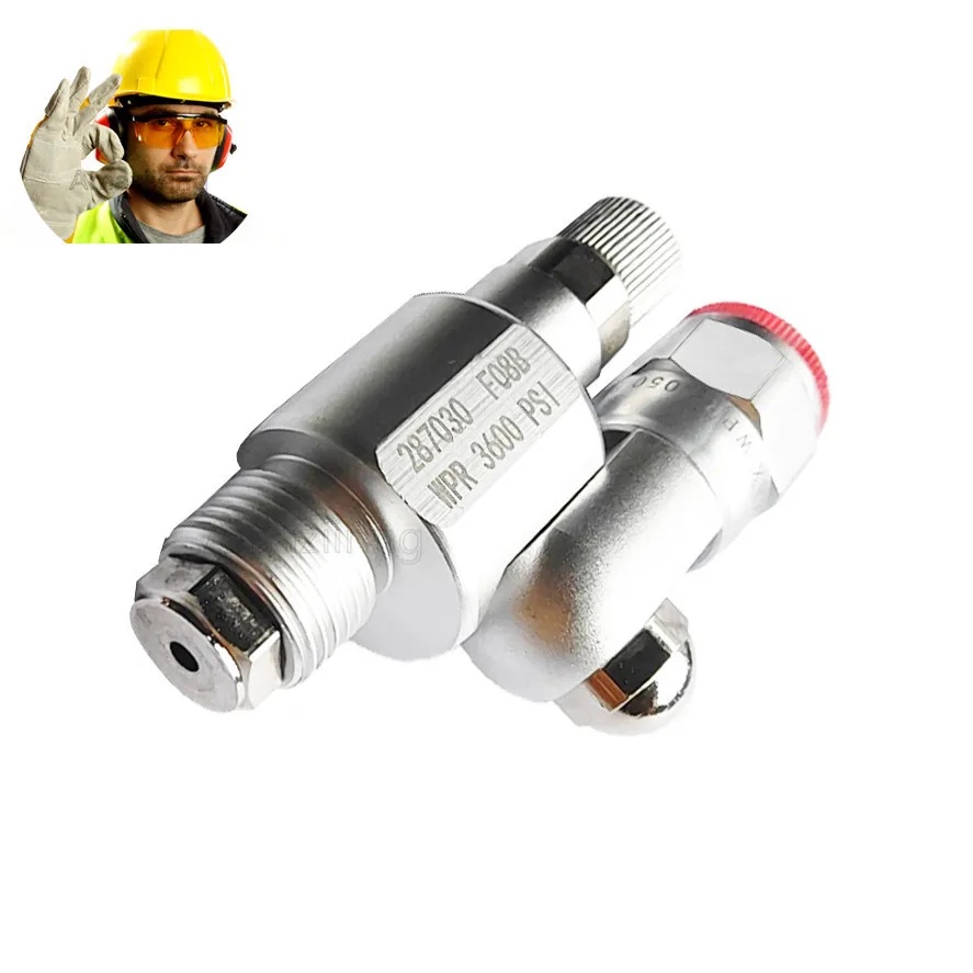 CleanShot 밸브 세트 287030 차단 밸브, 와그너 타이탄 건용 에어리스 스프레이 어댑터 조인트, 에어리스 페인팅 도구, 7/8 인치, 9raco