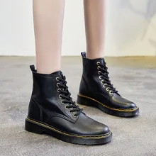 Высокое качество; коллекция года; сезон осень-зима; полусапожки; Кожаные Ботинки martin; женская прогулочная обувь на высоком каблуке; белая спортивная обувь; ZQ-84
