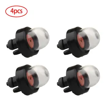 

4PCS Carburetor Oil Bubble Petrol Snap In Primer Fuel Bulb Pump Kit For Stihl Homelite Poulan Craftsman Chainsaws Trimmer Clear
