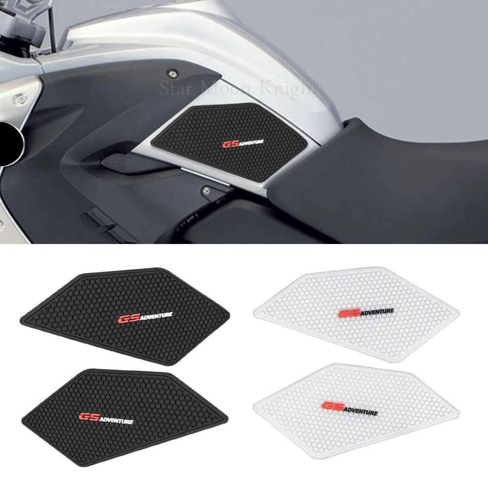 

For BMW R1200GS R 1200 GS ADV Adventure 2004 - 2013 Motorcycle Non-slip Side Fuel Tank Stickers Waterproof Pad Rubber Sticker