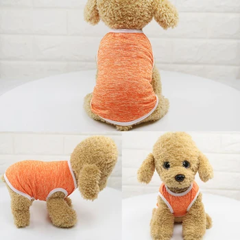 

Cute Cat Dog tshirt Soft Puppy Dogs Clothes Cute Pet Dog Clothes Ropa Perro Summer Shirt Casual Vests For Small Pets