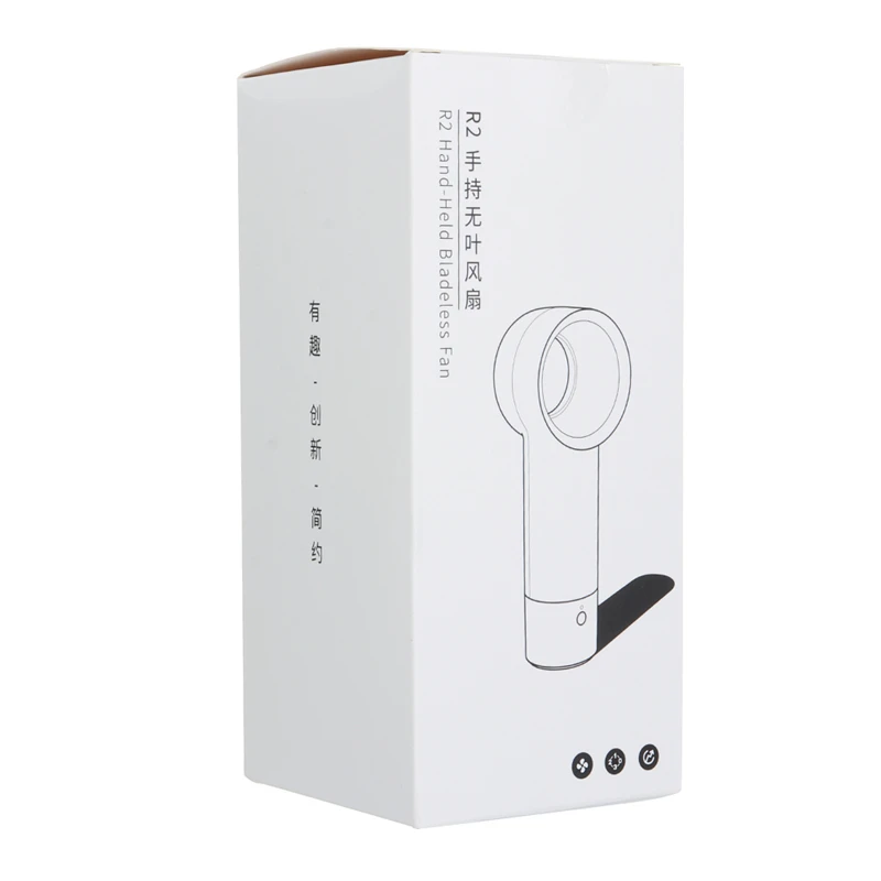 XIAOMI Youpin R2 USB мини портативный вентилятор, настольный электрический вентилятор, перезаряжаемый аккумулятор, беспузырьковый охлаждающий вентилятор для путешествий, офиса, лета