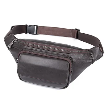 

Shoulder Chest Running Bag Men's Leather New Style Running Casual Sports Cash Storage Multi-functional Hip Hop Mobile Phone Smal