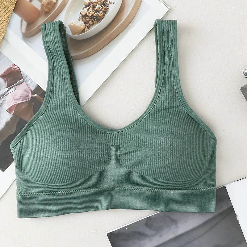 Large U-neck Tube Tops Beauty Back Wide Shoulder Strap Backless Padded Sports Bra Fashion Ladies Anti-lighting Tube Top New Large U-neck Tube Tops Beauty Back Wide Shoulder Strap Backless Padded Sports Bra Fashion Ladies Anti-lighting Tube Top New