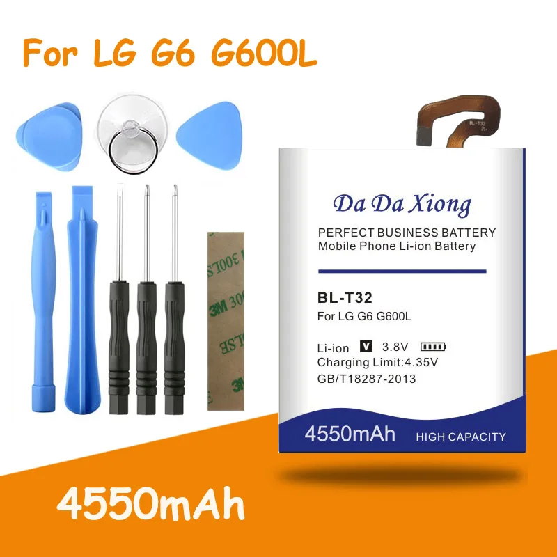 4550 мА/ч, BL-T32 Батарея для LG G6 G600L G600S H870 H871 H872 H873 LS993 US997 VS988 замена батареи