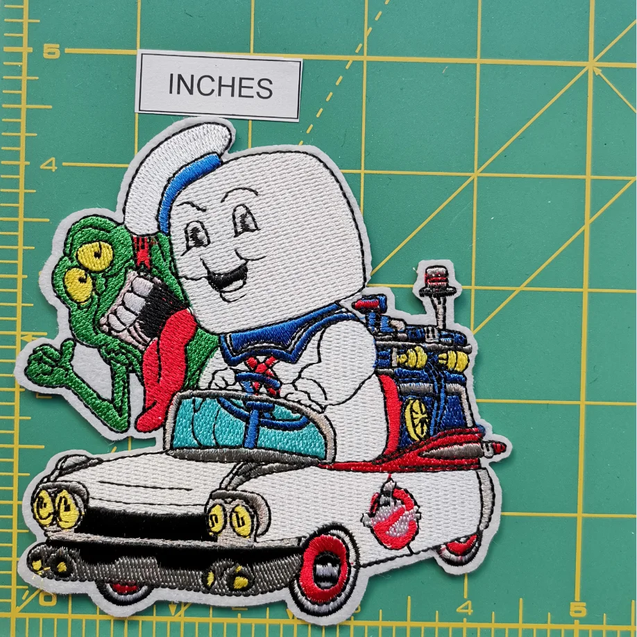 Ghostbusters Classic Movies No Ghost Slime Drip Logo Embroidered Iron On Patch | UK