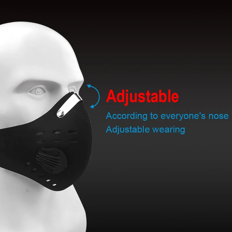 X TIGER Facemask PM 2 5 противозагрязненная велосипедная маска для лица с дыхательным