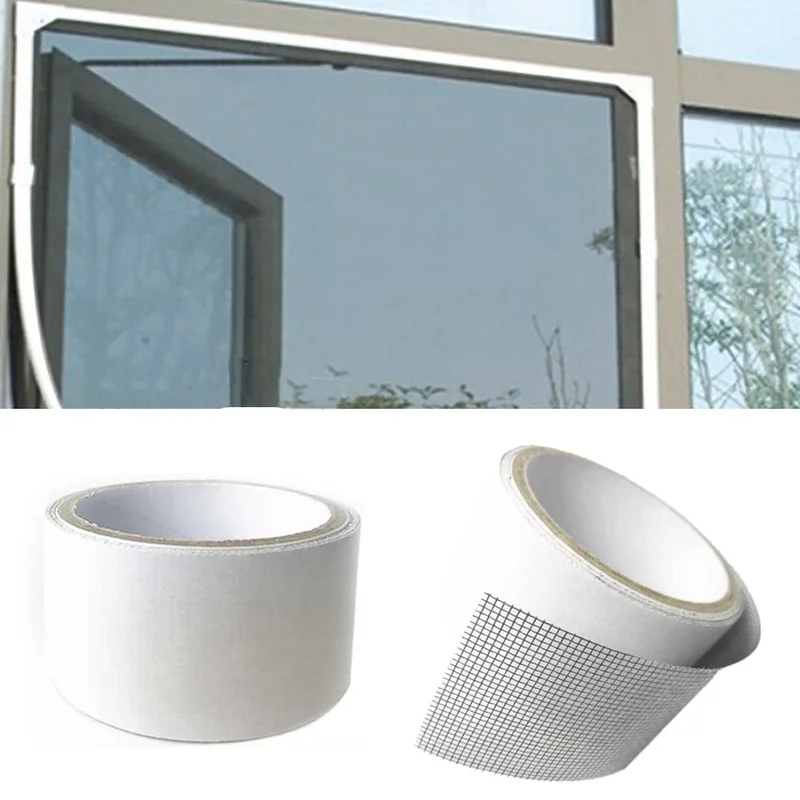 

1 Roll Repair Tape Fly Screen Door Insect Repellent Repair Tape Waterproof Mosquito Net Cover Home Window Accessories 200cm