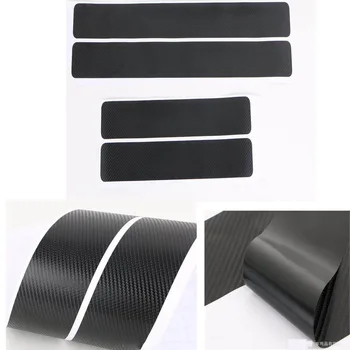 

Car Carbon Fiber Threshold Stickers Door Kick Protection Sticker protective Strip For Ford Ranger 2019 2015-2018 Car Accessories