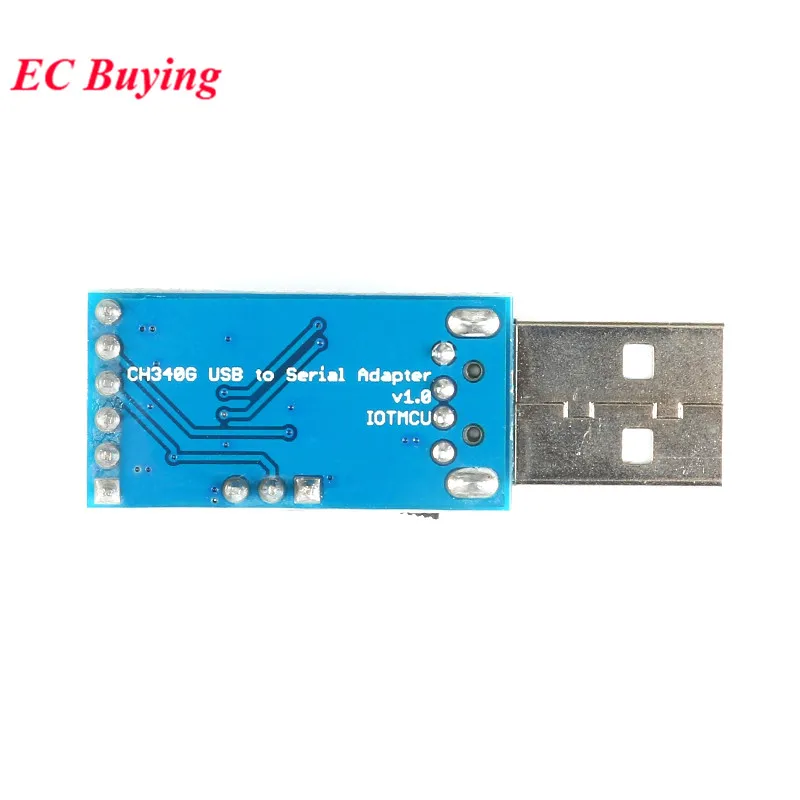 CH340G CH340 USB to TTL Serial Adapter Downloader 3.3V 5V Converter Pro Mini STC ISP For Arduino SOP-16 CH340G