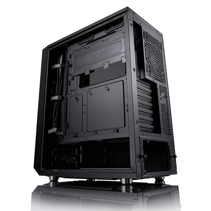 Корпус Fractal Design Meshify C Blackout TG черный без БП ATX 5x120mm 4x140mm 2xUSB3.0 audio bott PS